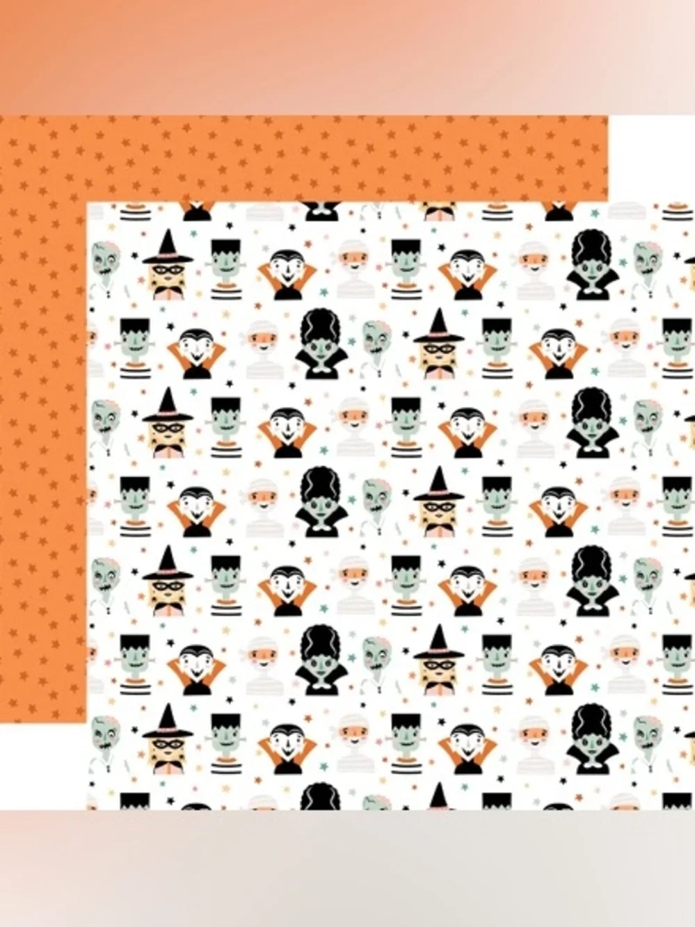 Echo Park Mixed Halloween 12x12” 8 Pcs Paper Assortment 🎃